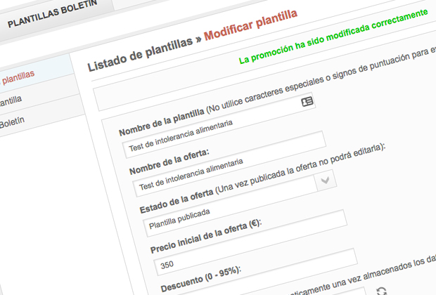 Administración rápida y clara